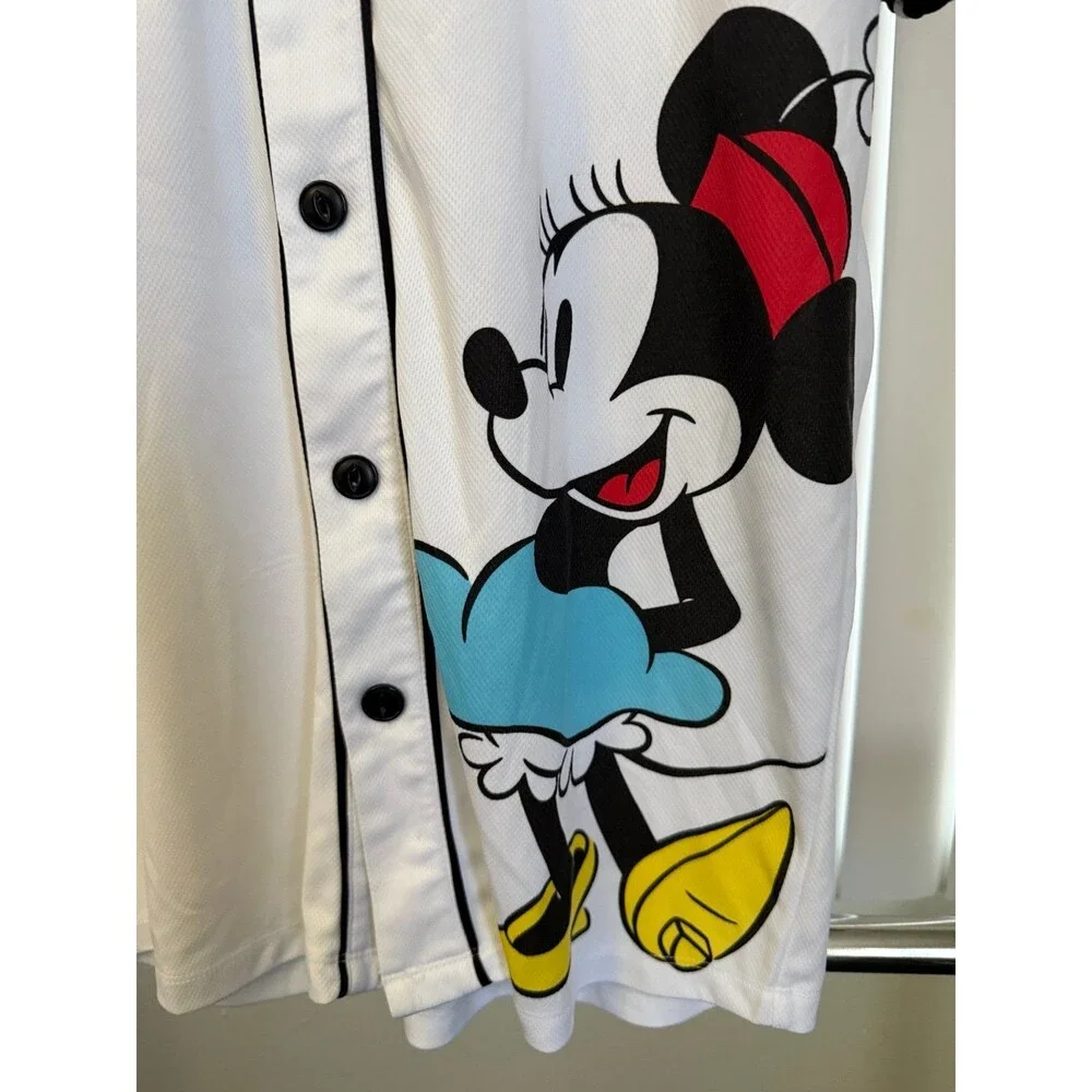 Women’s Disney Minnie Mouse Baseball Jersey #28 Size Medium